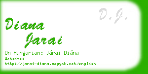 diana jarai business card